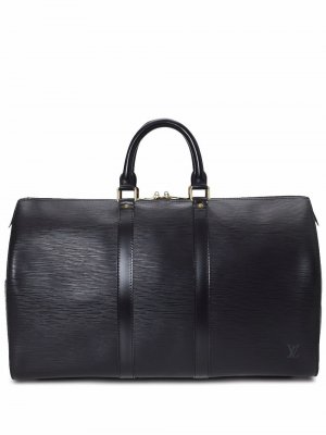 Дорожная сумка Keepall 45 pre-owned Louis Vuitton. Цвет: черный