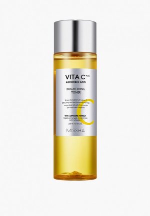 Тонер для лица Missha сияния кожи Vita C Plus с витамином С, 200 мл. Цвет: прозрачный