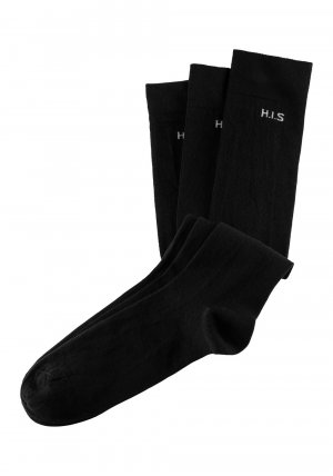 Носки до колена H.I.S, темно-серый H.i.s
