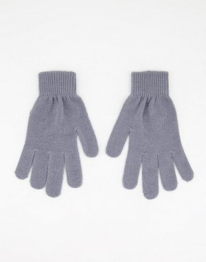 Серые вязаные перчатки -Серый Boardmans