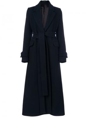 Длинное пальто Joan Avelon. Цвет: синий