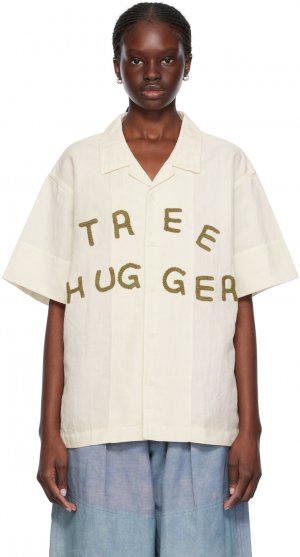 Кремового цвета Приветственная рубашка , цвет Ecru tree hugger Story Mfg.