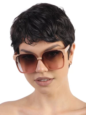 Солнцезащитные очки женские ANG535-1, розовые Pretty Mania