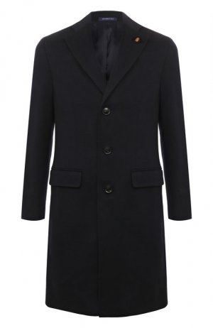 Кашемировое пальто Sartoria Latorre. Цвет: синий