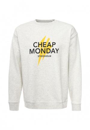 Свитшот Cheap Monday. Цвет: серый
