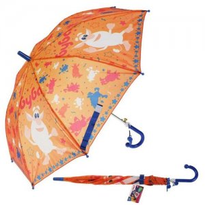 Зонт детский Буба, R-45 см. ткань, полуавтомат Играем Вместе UM45-BUBA. Цвет: оранжевый