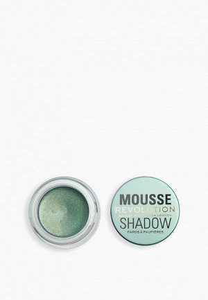 Тени для век Revolution Mousse Shadow, кремовые. Цвет: зеленый