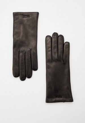 Перчатки Furla 1927 MEDIUM GLOVES. Цвет: коричневый