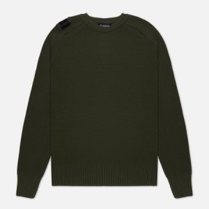 Мужской свитер Milano Knit Crew Neck MA.Strum. Цвет: оливковый
