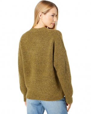Свитер Belfiore Ribbed Pullover Sweater, цвет Heather Fern Madewell