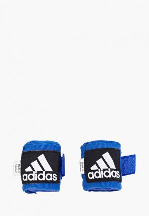 Бинты боксерские 2 шт. adidas Combat Boxing Crepe Bandage New Aiba Rules. Цвет: синий