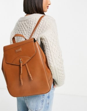 Большой светло-коричневый рюкзак -Коричневый цвет Elle