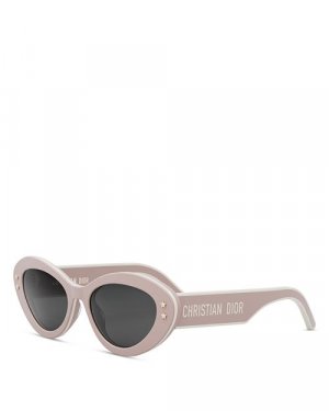 Солнцезащитные очки Pacific S1U в форме бабочки, 55 мм DIOR, цвет Pink Dior