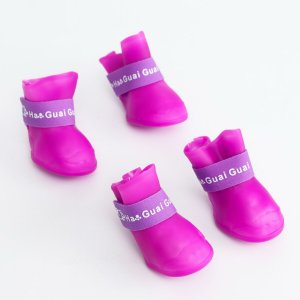 Сапоги резиновые No brand. Цвет: фиолетовый