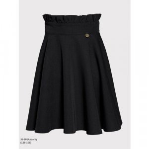 Школьная юбка , размер 158, черный SLY. Цвет: черный