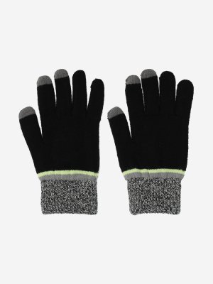 Перчатки для мальчиков , Черный, размер 14 Demix. Цвет: черный