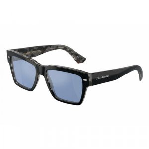 Солнцезащитные очки DOLCE & GABBANA, голубой, черный Gabbana. Цвет: голубой/черный