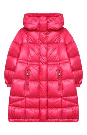 Пуховое пальто Moncler. Цвет: розовый