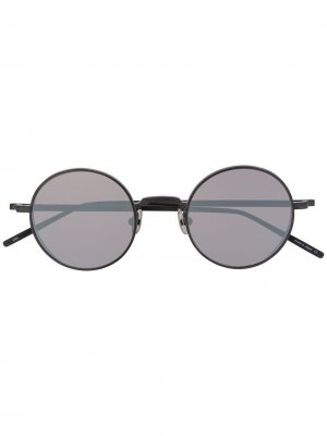 Солнцезащитные очки M3087 в круглой оправе Matsuda. Цвет: черный