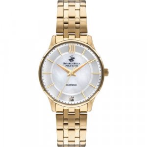 Наручные часы BP3309X.130, серебряный, золотой Beverly Hills Polo Club. Цвет: серебристый/золотистый/белый
