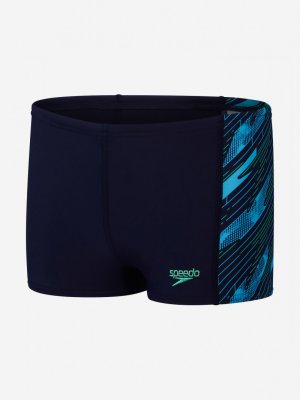 Плавки-шорты для мальчиков Hyperboom, Синий Speedo. Цвет: синий