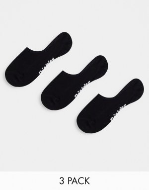 Набор из 3 пар черных носков-невидимок -Черный Dickies