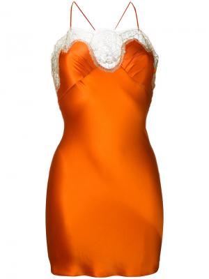 Короткая комбинация Gina Gilda & Pearl. Цвет: жёлтый и оранжевый