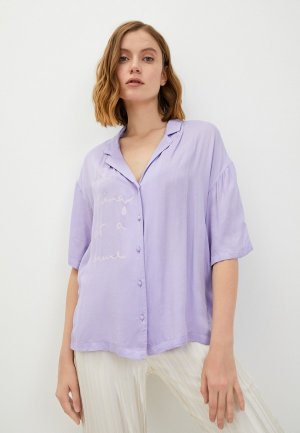 Рубашка домашняя Infinity Lingerie. Цвет: фиолетовый