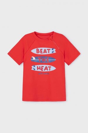 Детская футболка для плавания, красный Mayoral