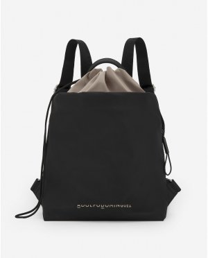 Средний женский рюкзак , 100% переработанный, двухцветный черный Adolfo Dominguez