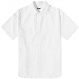 Рубашка с коротким рукавом Mitchum, белый Ymc