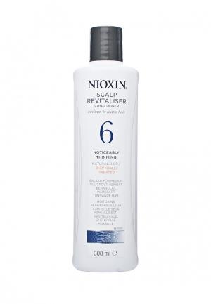 Увлажняющий кондиционер Система 6 Nioxin для редеющих жестких, химически обработанных или натуральных волос 300 мл. Цвет: белый