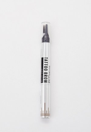 Карандаш для бровей Maybelline New York с эффектом ламинирования Tattoo Brow Lift, оттенок 02 светло-коричневый, 1.1 г. Цвет: коричневый