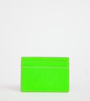Ярко-зеленая визитница London-Зеленый My Accessories