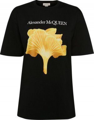 Футболка T-Shirt 'Black', черный Alexander McQueen