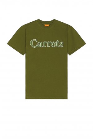 Футболка Wordmark T-shirt, оливковый Carrots