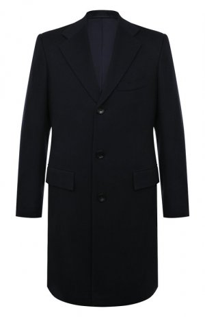 Кашемировое пальто Kiton. Цвет: синий