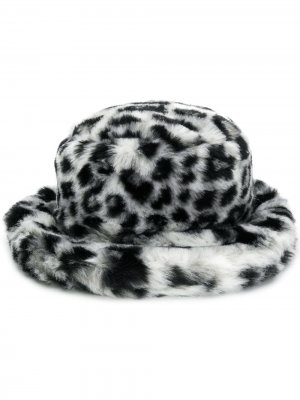 Шляпа с леопардовым принтом Alberta Ferretti