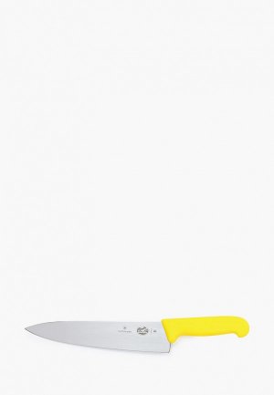 Нож кухонный Victorinox Fibrox, 40 см.. Цвет: желтый
