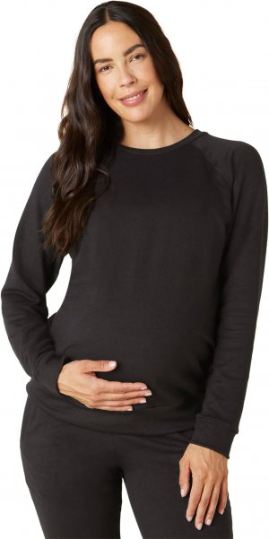 Любимый пуловер с круглым вырезом реглан для беременных, черный Beyond Yoga