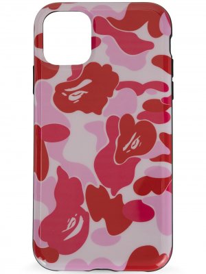 Чехол для Phone 11 с камуфляжным принтом A BATHING APE®. Цвет: розовый