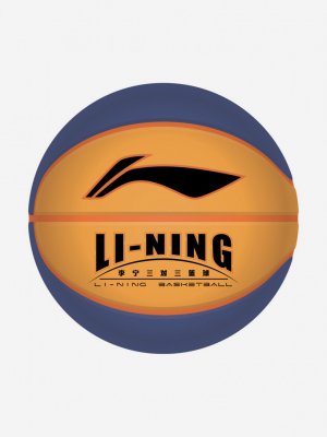 Мяч баскетбольный 3V3, Синий Li-Ning. Цвет: синий