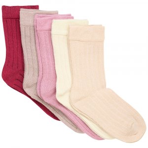 Носки Ankle Rib 5 Pack, разноцветный Minymo