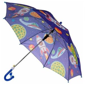 Зонт детский Космос, 45 см. Играем Вместе UM45-CMS. Цвет: синий