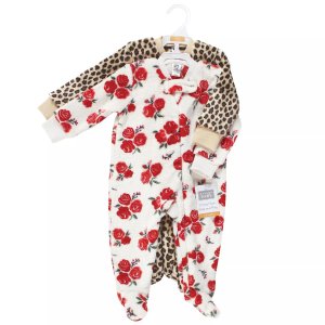Плюшевая игрушка для сна и игр Infant Girl, Red Rose Leopard Hudson Baby
