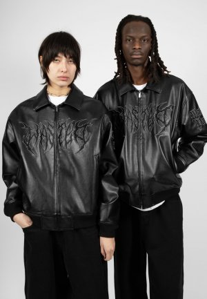 Куртка из искусственной кожи VARSITY JACKET BLITZ UNISEX , цвет black Wasted Paris