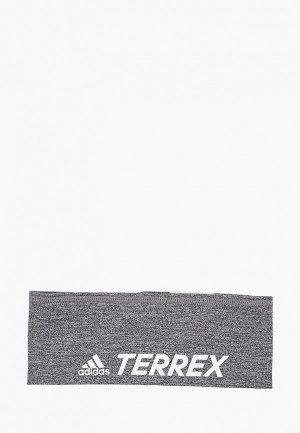 Повязка adidas TX TRAIL HB. Цвет: серый