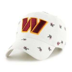 Женская регулируемая шляпа белого цвета Washington Commanders Confetti Clean Up '47 Unbranded