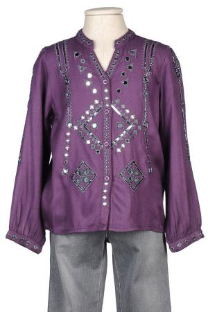 Рубашка Antik Batik. Цвет: фиолетовый