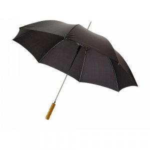 Зонт-трость , черный Oasis. Цвет: черный